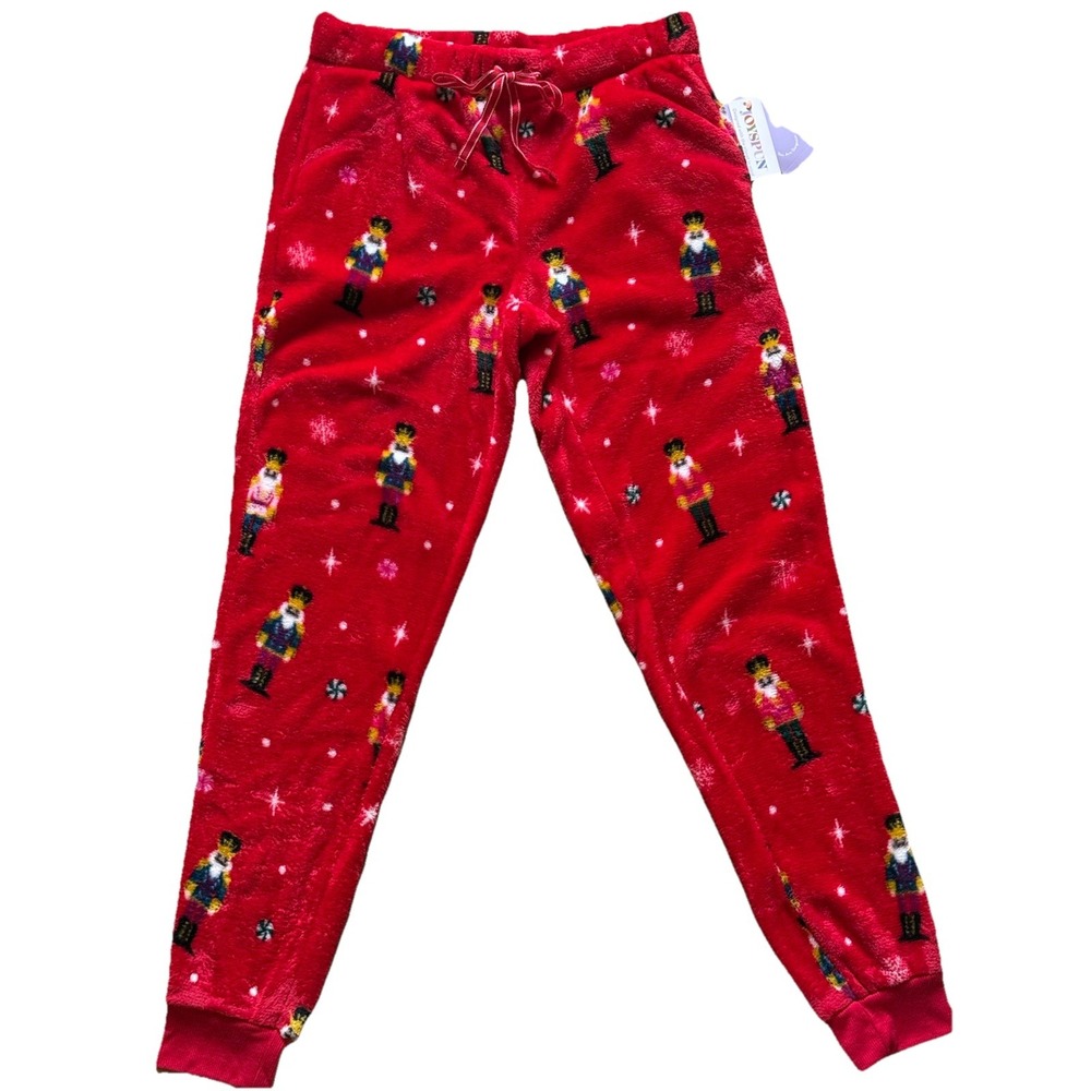 Joyspun Women's Christmas Nutcracker Sleep Cuff Pants  Size Small (4-6) NWT